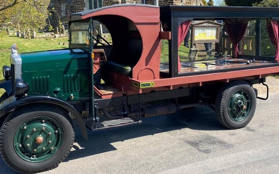 Vintage Hearse Funeral Lorry Vintage Funeral Hearse