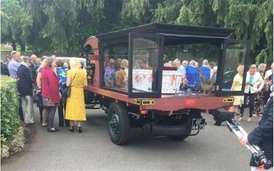 Vintage Hearse Funeral Lorry Vintage Funeral Hearse