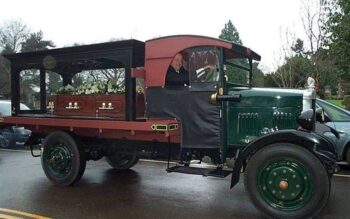 Vintage Hearse Funeral Lorry Vintage Funeral Hearse