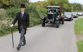 Vintage Hearse Funeral Lorry Vintage Funeral Hearse